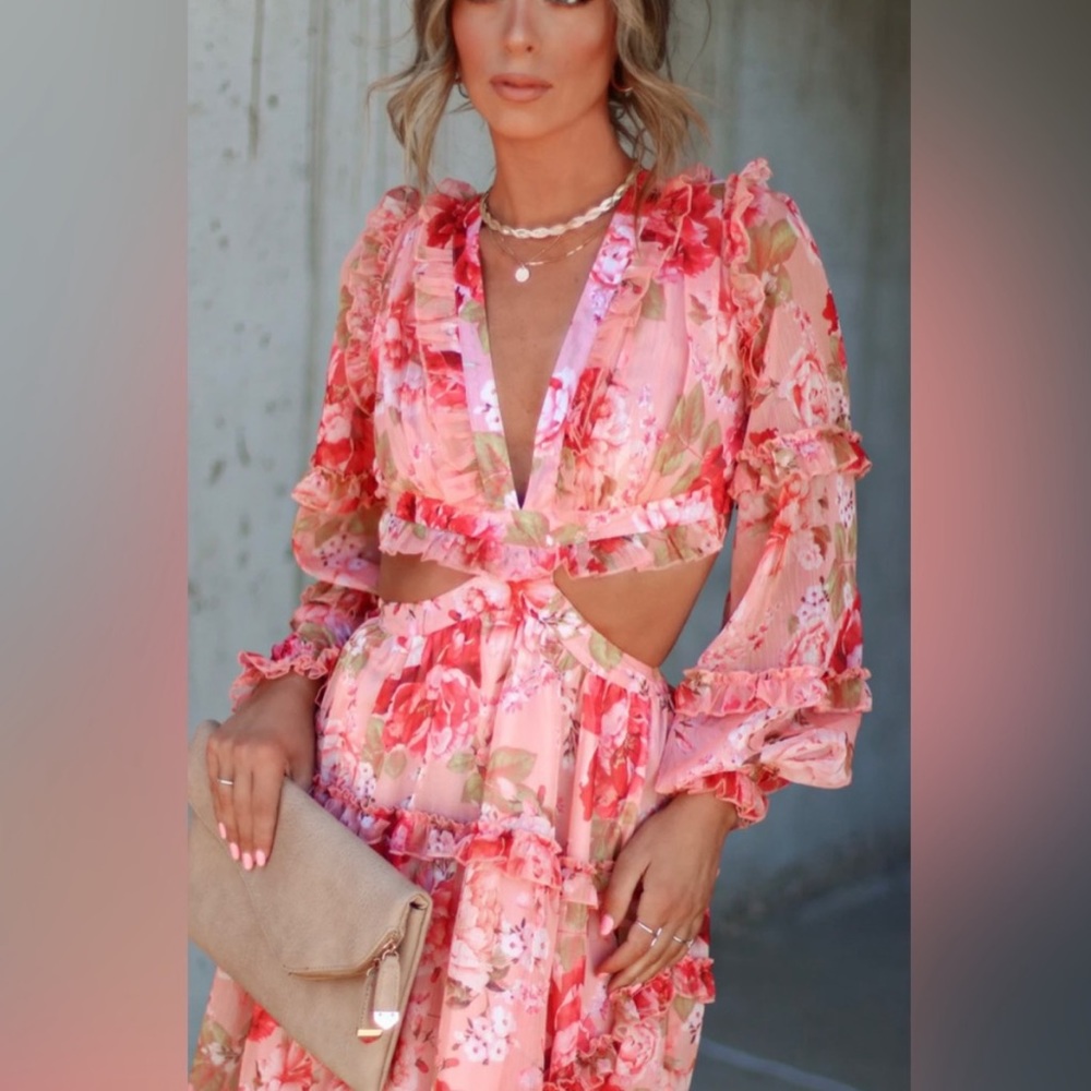 NWT Floral cutout dress from Vici Dolls